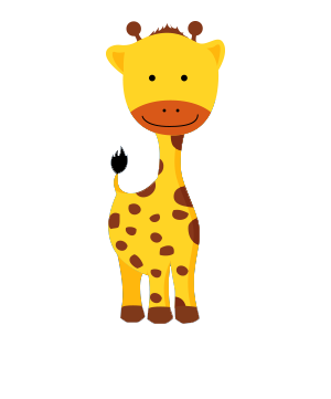 Cartoon Giraffe Graphic