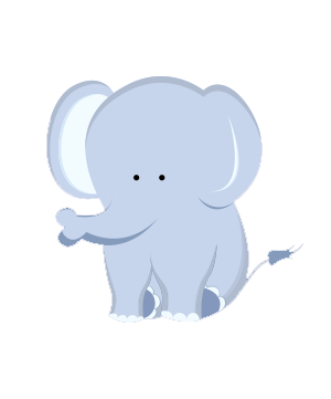 Cartoon Elephant Graphic