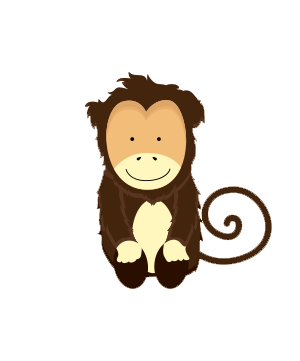 Cartoon Monkey Graphic